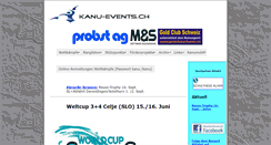 Desktop Screenshot of kanu-events.ch